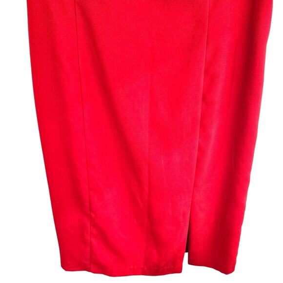 Virgo Women's Dress 14 Red Cocktail Party Semi Formal Short Misses Size Large L - Picture 4 of 7